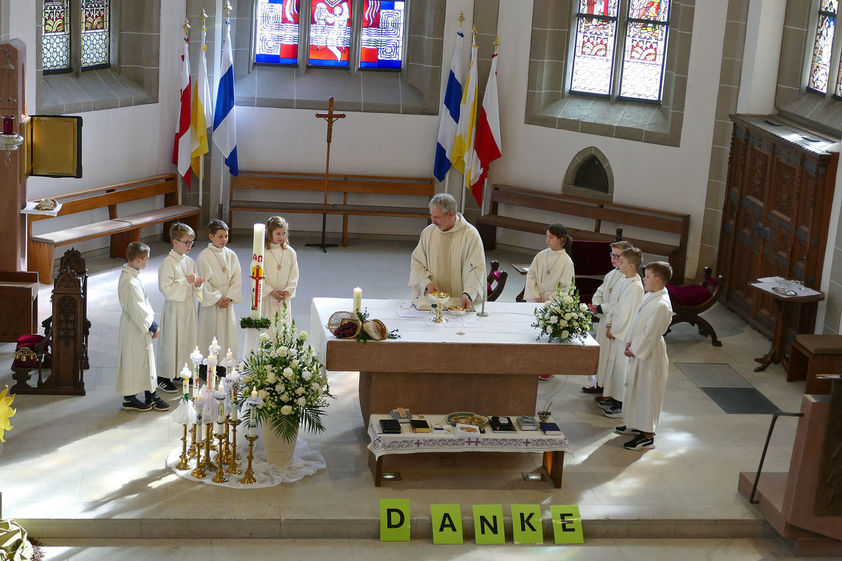 Dankwortgottesdienst der Erstkommunionkinder 